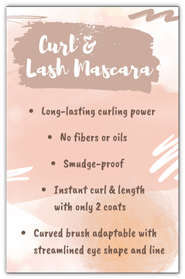 Curl and Lash Mascara Insert
