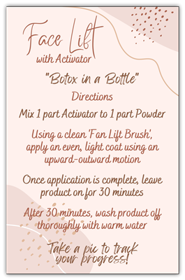 Face Lift with Activator Insert