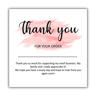 Thank You Card