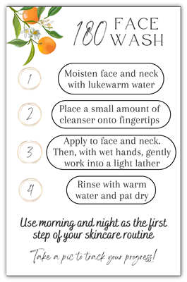 Face Wash Insert