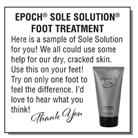 Sole Solution Sample Insert