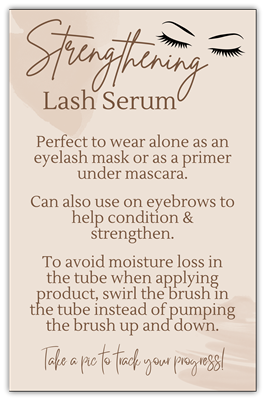Strengthening Lash Serum Insert